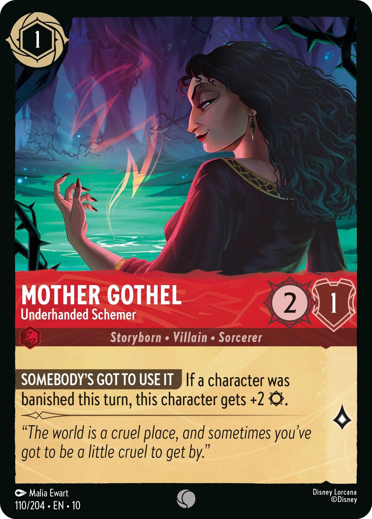 Mother Gothel - Underhanded Schemer