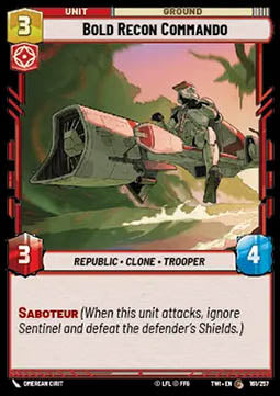 Bold Recon Commando