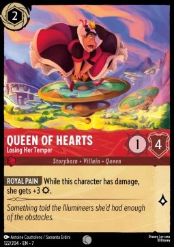 Queen of Hearts - Losing Her Temper