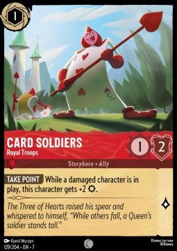 Card Soldiers - Royal Troops