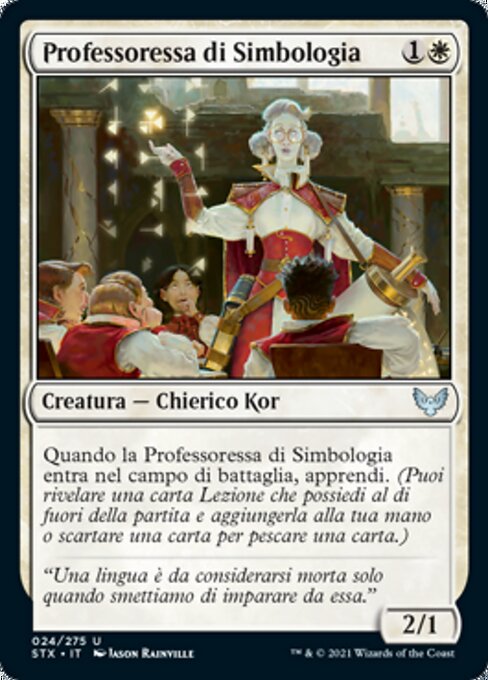Professor of Symbology