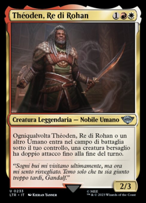 Theoden, King of Rohan