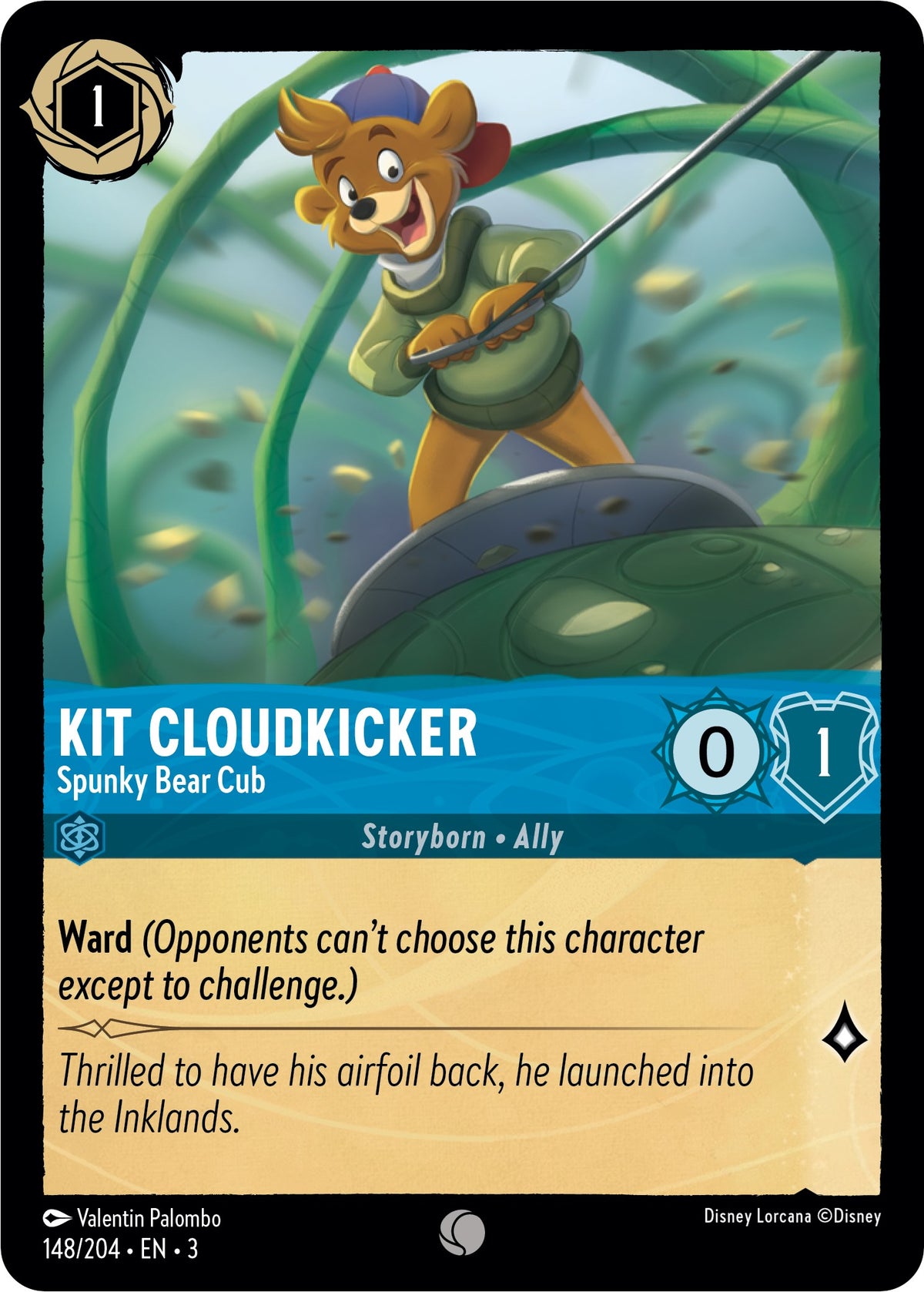 Kit Cloudkicker - Spunky Bear Cub
