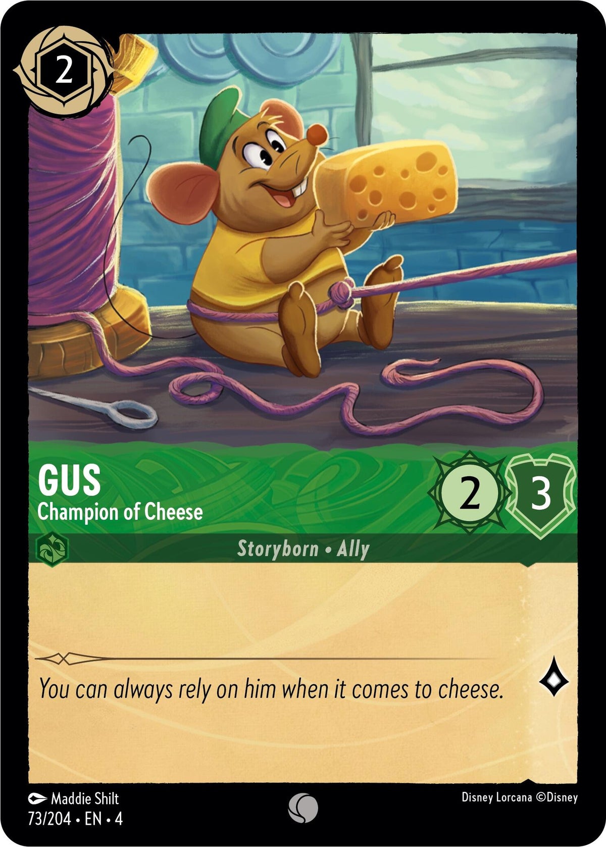 Gus - Champion of Cheese