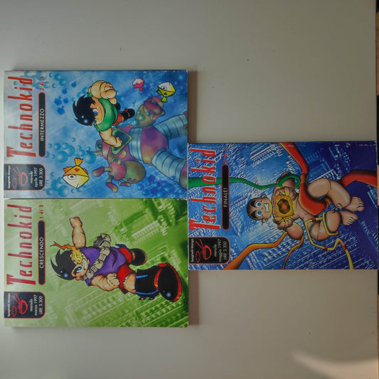 TECHNOKID 1-2-3 SERIE COMPLETA di R RECCHIONI COMIC ART NO DYLAN DOG ORFANI