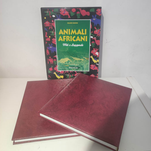 ANIMALI AFRICANI - MITI E LEGGENDE 2 VOLUMI - MAURO BURZIO - VELAR
