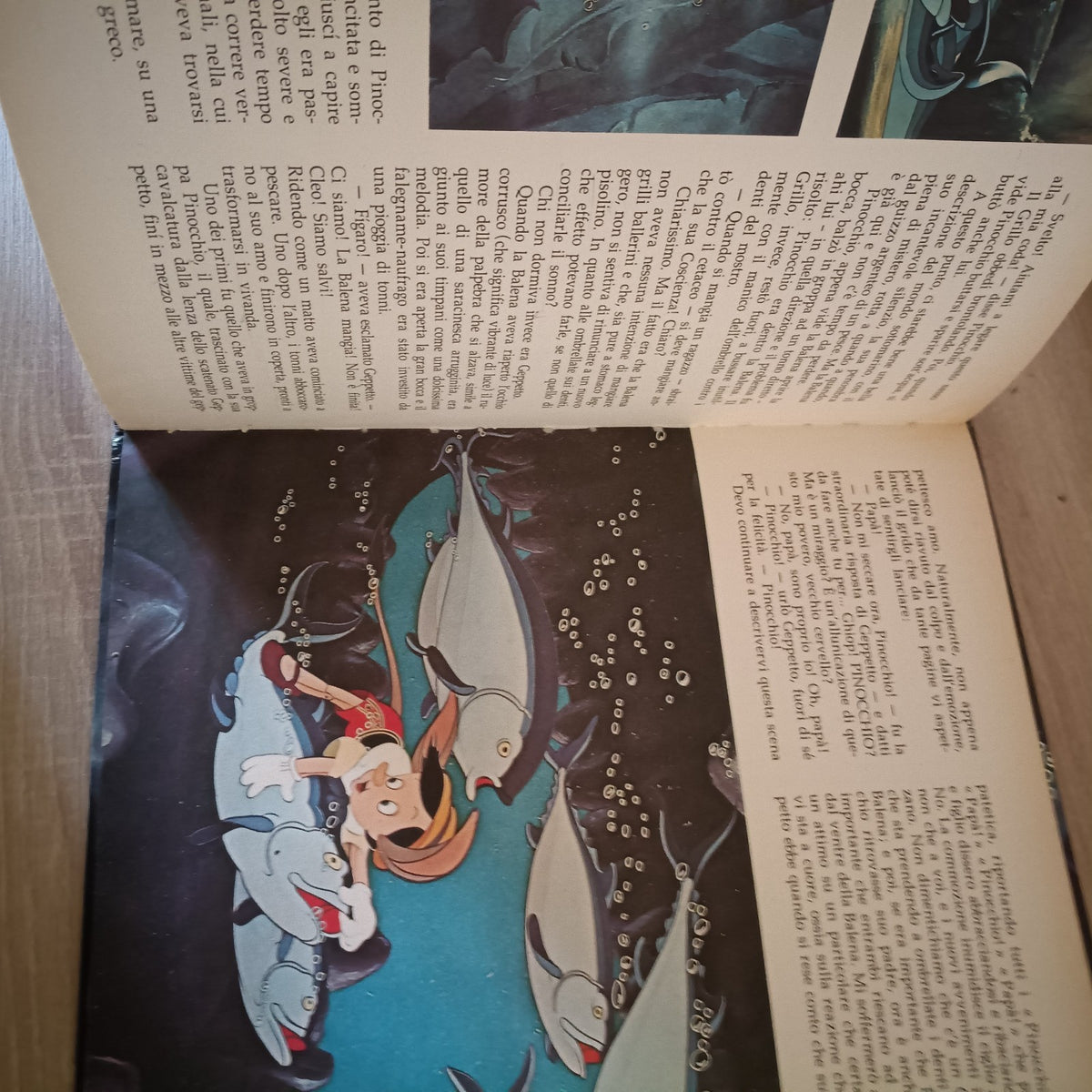 WALT DISNEY PINOCCHIO COLLODI ILLS EDIZIONE MONDADORI GENNAIO 1984