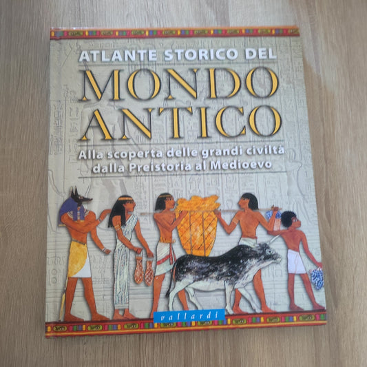 Book Libro ATLANTE STORICO DEL MONDO ANTICO 2006 VALLARDI (RG6)