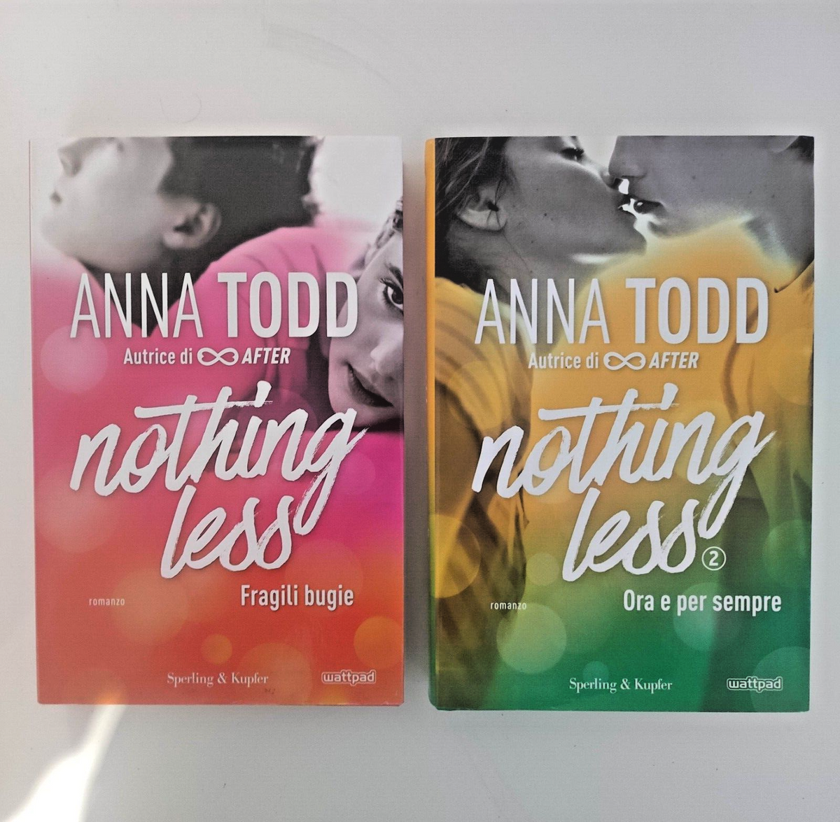 Nothing less vol. 1 e 2 di Anna Todd - Seconda Serie Spin-off di After ed. S...