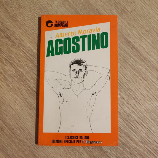 AGOSTINO DI ALBERTO MORAVIA EDIZIONE SPECIALE PER L'ESPRESSO 1988