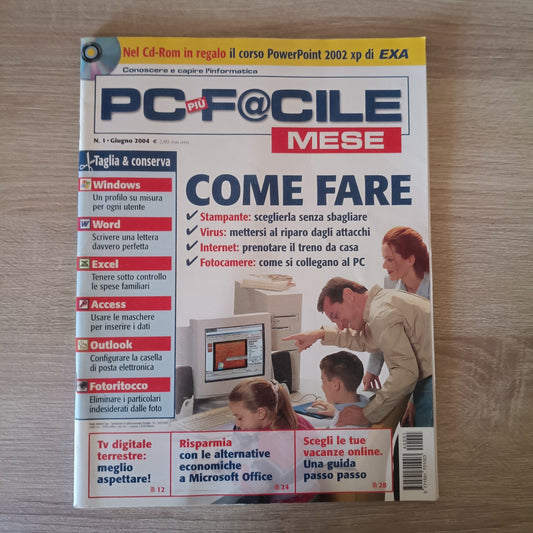 PC facile 2002 - EXA Rivista Edicola - Corso Power Point
