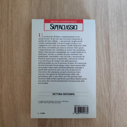 Psicopatologia della vita quotidiana - Sigmund Freud - SUPERCLASSICI