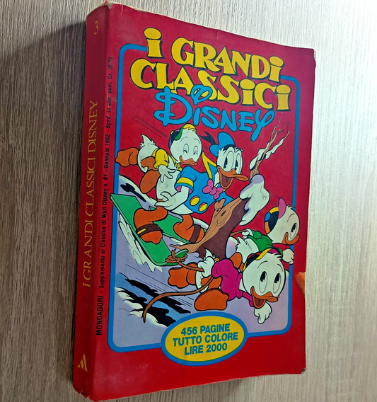 I GRANDI CLASSICI WALT DISNEY #  3 - GENNAIO 1982 - MONDADORI- EDICOLA