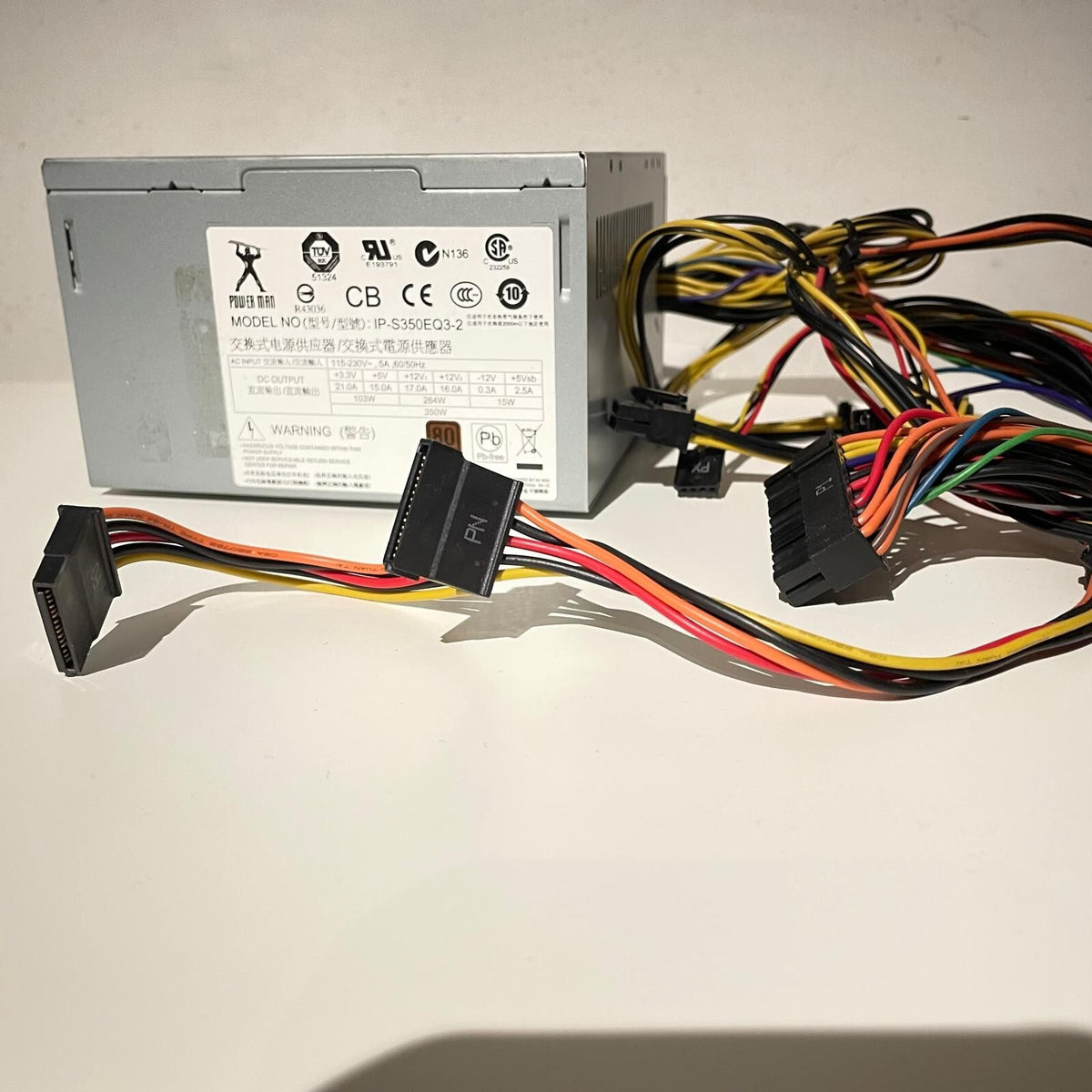 POWER MAN ALIMENTATORE IP-S350EQ3-2 / 350W 80 PLUS BRONZE