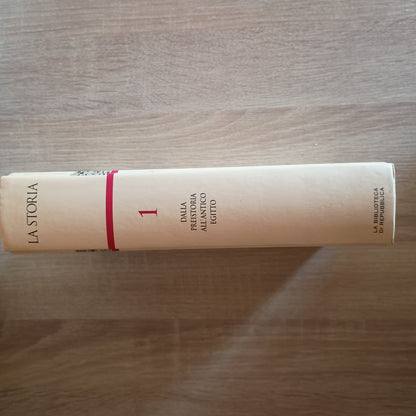 DALLA PREISTORIA ALL'ANTICO EGITTO 1 - LA STORIA volume 1 REPUBBLICA 2004