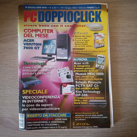 PC Doppioclick  - Rivista Giugno 2004  n. 18 - Rivista Informatica
