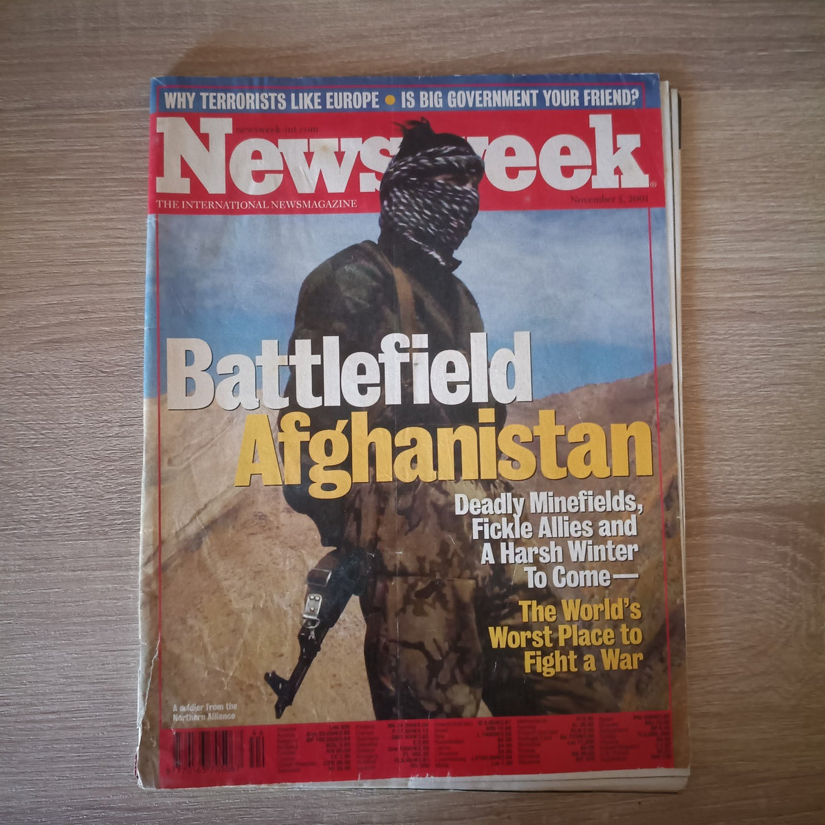 Newsweek Magazine November 5 2001 As per image