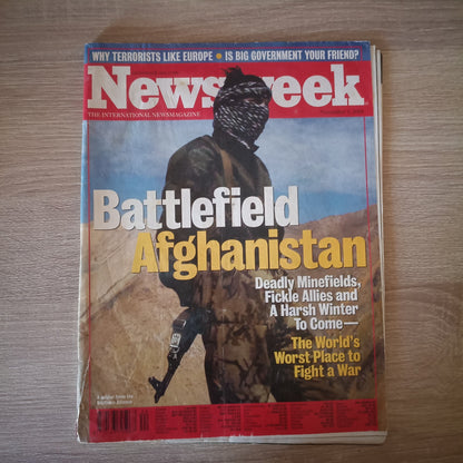 Newsweek Magazine November 5 2001 As per image
