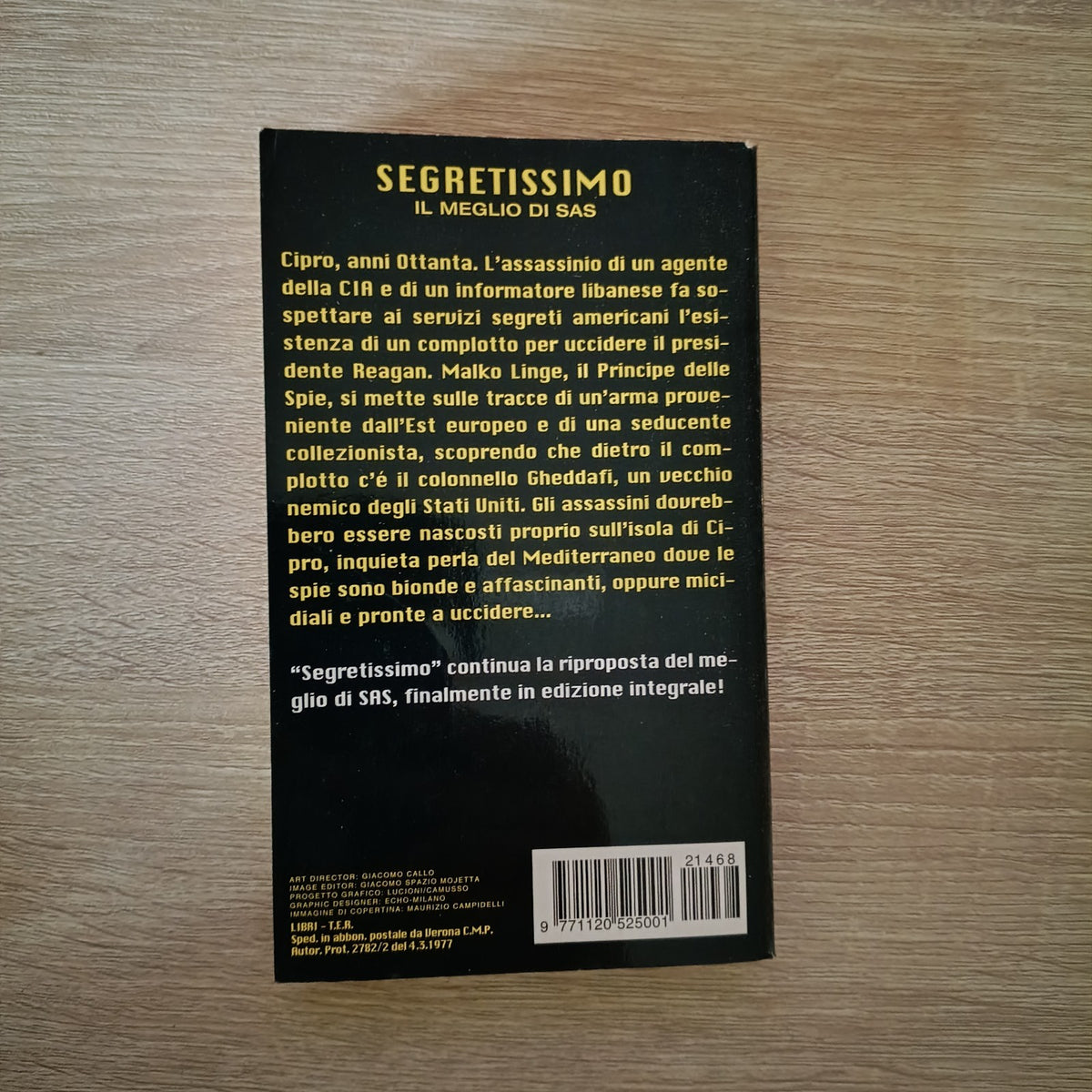 Gerard De Villiers - SAS 1468 CI PROVA A CIPRO - Mondadori