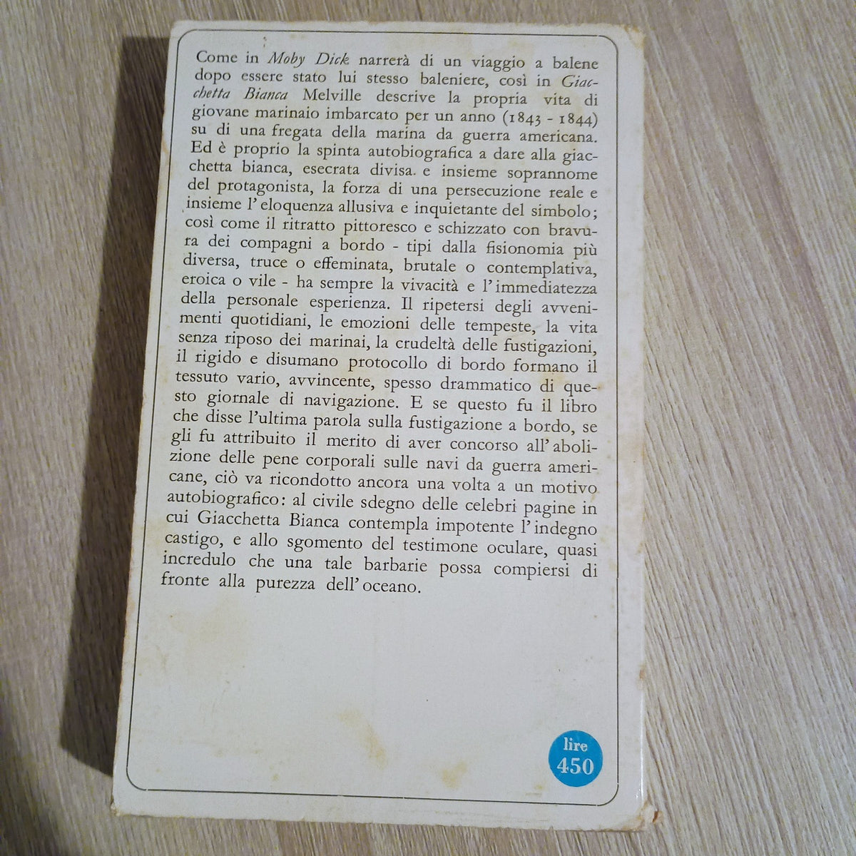 97450 Herman Melville - Giacchetta bianca - Sansoni 1967