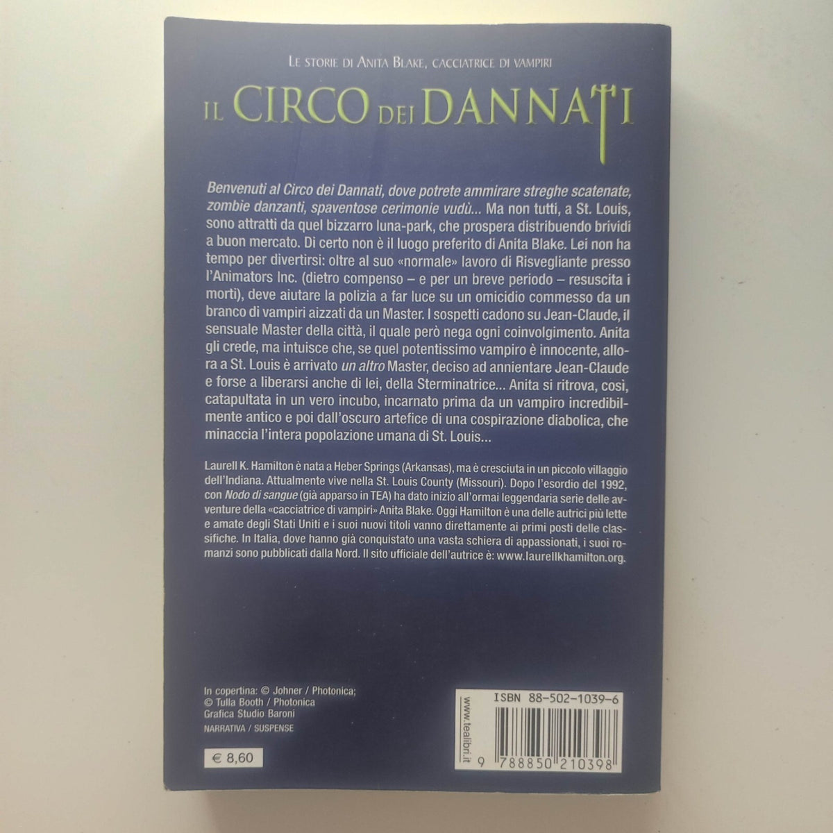 Il circo dei dannati - Laurell K. Hamilton - libro Fantasy TEA 2006