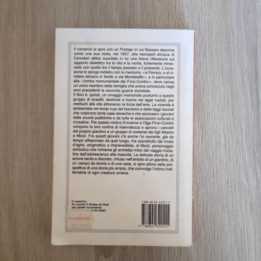 GIORGIO BASSANI - IL GIARDINO DEI FINZI - CONTINI - MONDADORI 1991