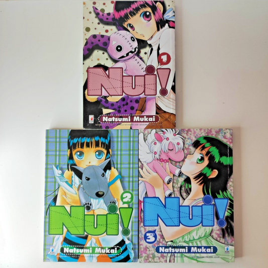 Nui! Manga Serie Completa Volumi 1/3 ITA