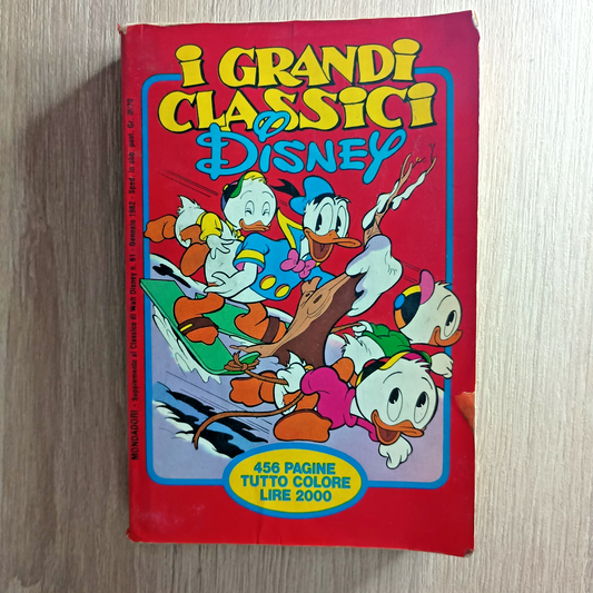 I GRANDI CLASSICI WALT DISNEY #  3 - GENNAIO 1982 - MONDADORI- EDICOLA