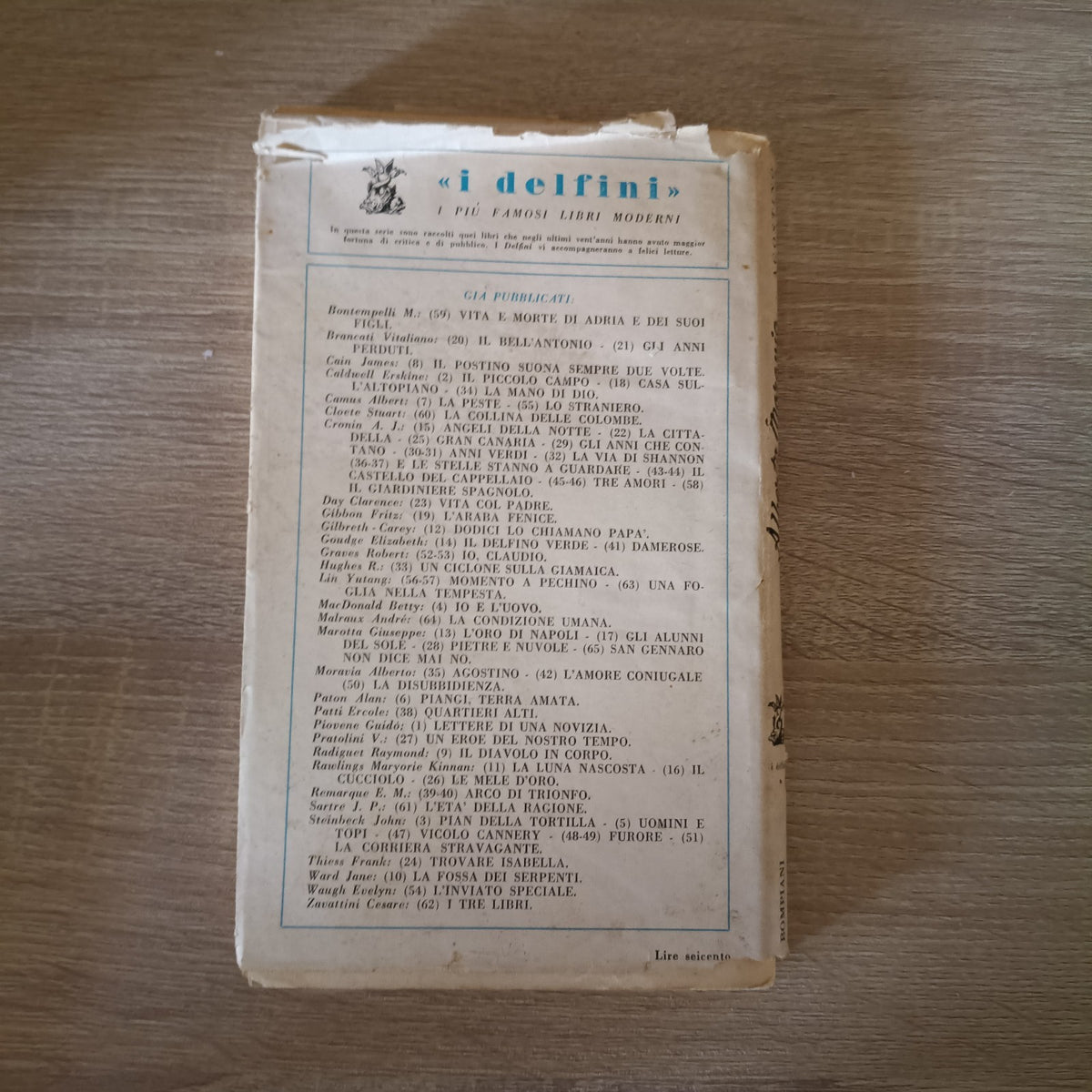 Agostino Alberto Moravia - Bompiani - Libri moderni 35