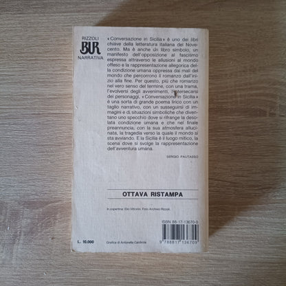 Libro Conversazione in Sicilia - Elio Vittorini - Bur