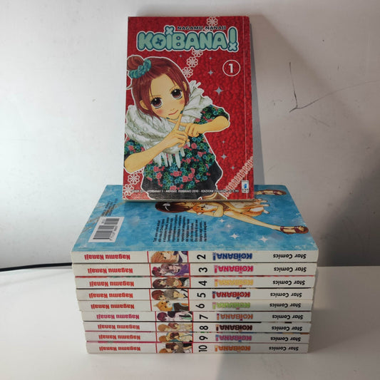 KOIBANA Serie completa 1-10 Star Comics - Nagamu Nanaji - Ottime condizioni