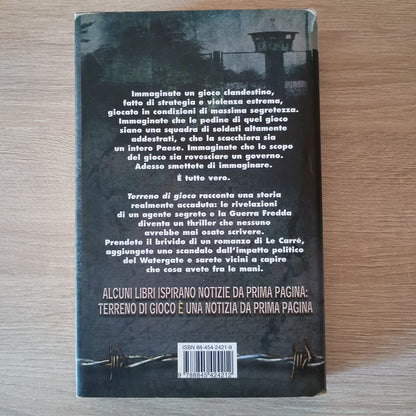 TERRENO DI GIOCO-T. SANDERS SONZOGNO 2003 LIBRO ROMANZO STORIA SPIONAGGIO