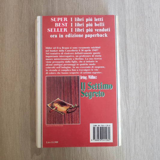 Il settimo segreto-di Irving Wallace-libro Sperling Paperback 1991-Romanzo