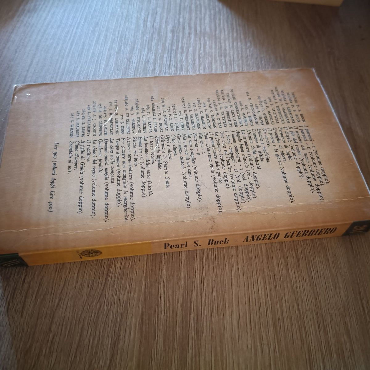 Angelo guerriero romanzo edizione integrale Pearl S. Buch 1962 Mondadori