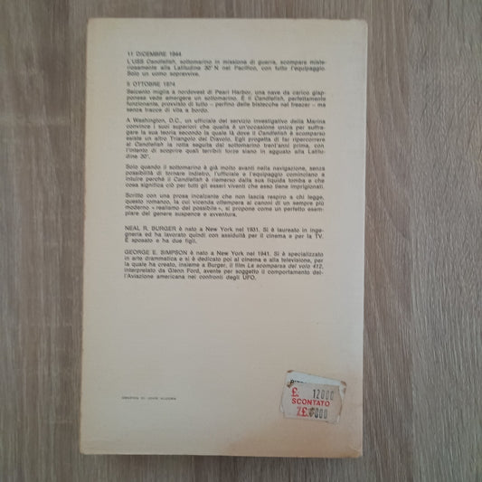 Simpson & Burger "IL SOTTOMARINO FANTASMA" Rizzoli Prima edizione 1977