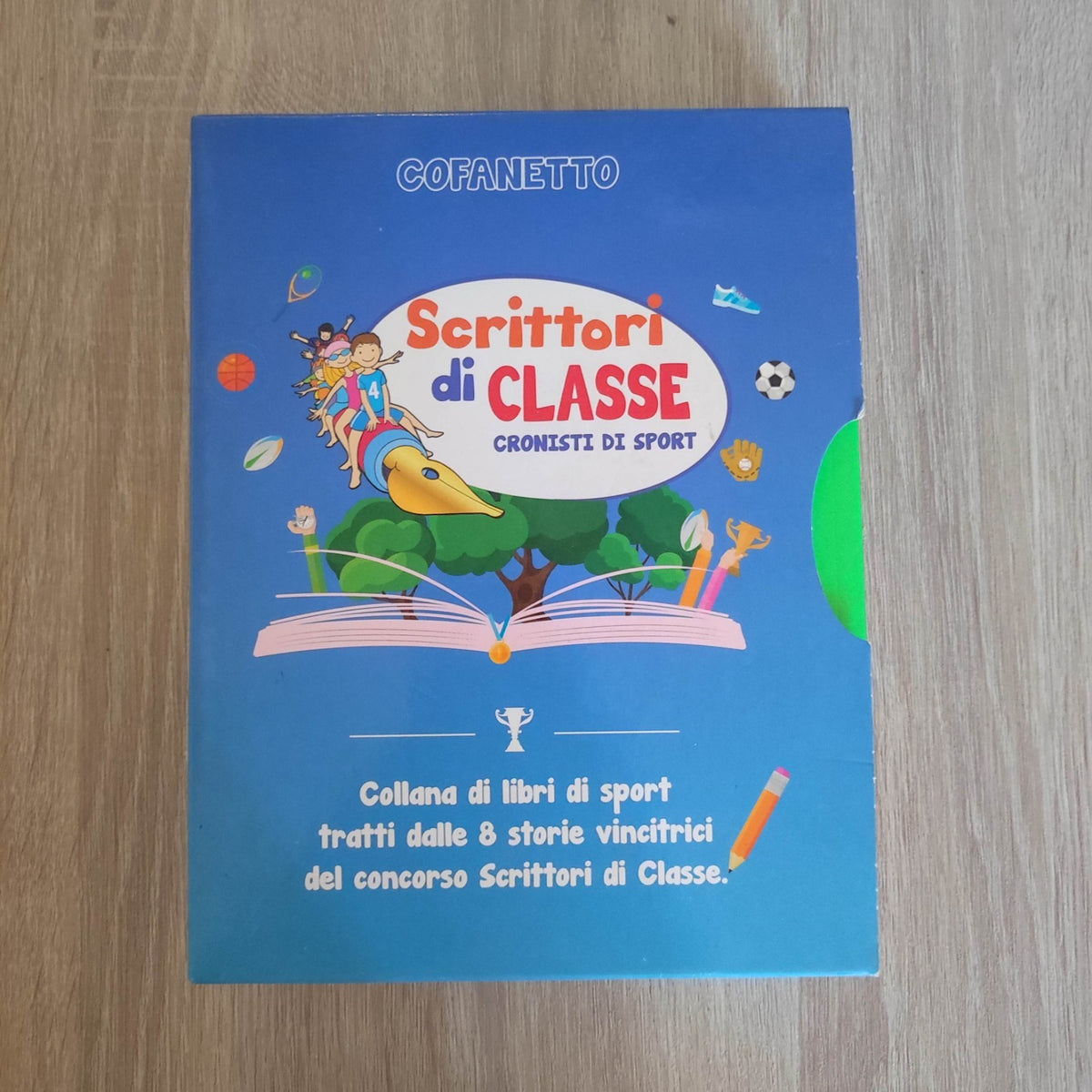 cofanetto 4 libri Scrittori di classe La gazzetta dello sport belinelli gattuso