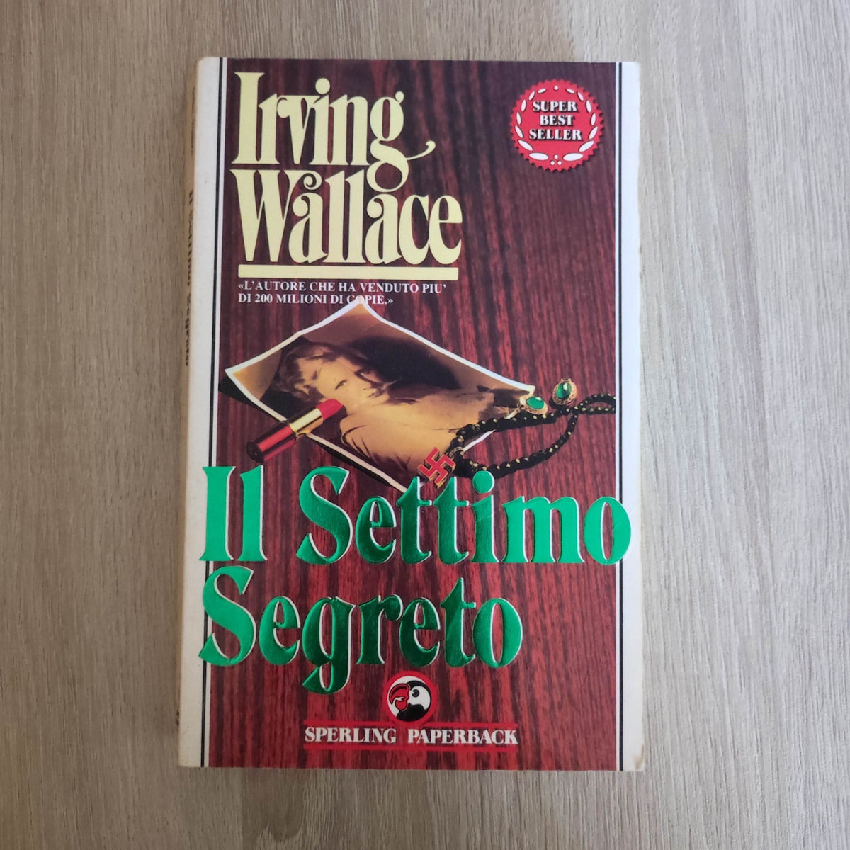Il settimo segreto-di Irving Wallace-libro Sperling Paperback 1991-Romanzo