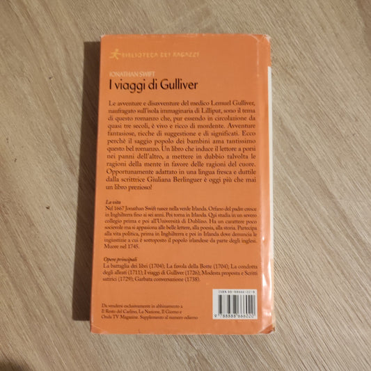 I VIAGGI DI GULLIVER - BIBLIOTECA DEI RAGAZZI - JONATHAN SWIFT
