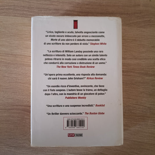William Landay - Morte di uno Sbirro - Fanucci 2012 - TimeCrime