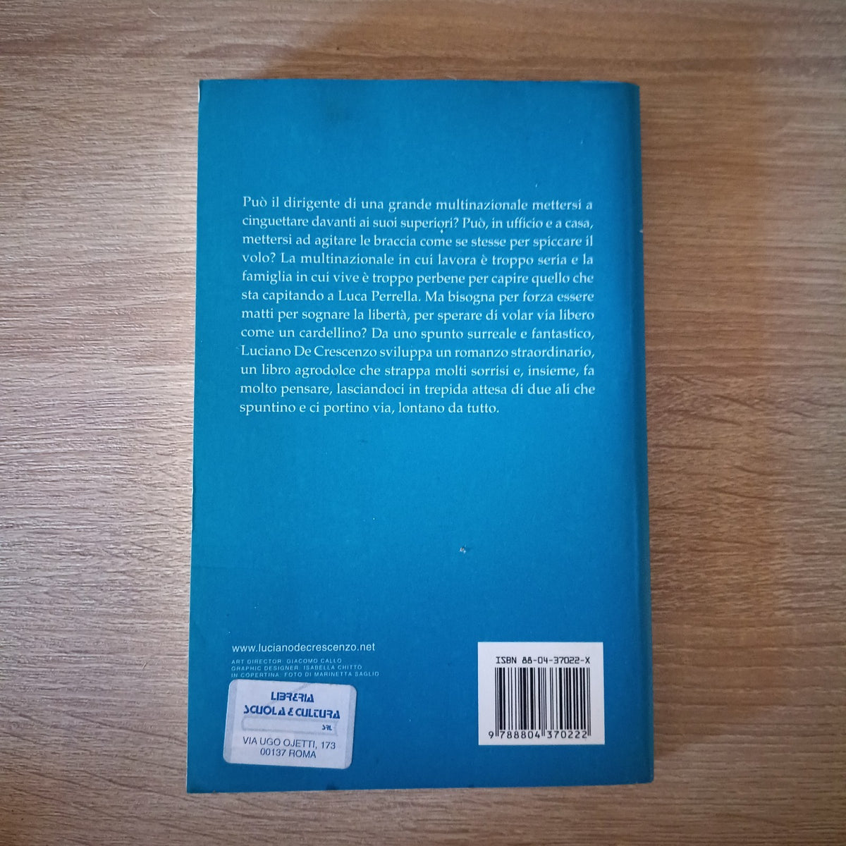 libro ZIO CARDELLINO - L. De Crescenzo
