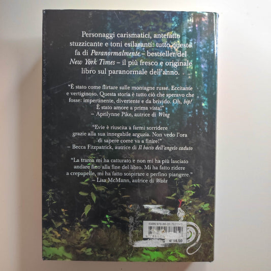 Book Libro PARANORMAL MENTE Kiersten White 2011 GIUNTI paranormalmente (L49)