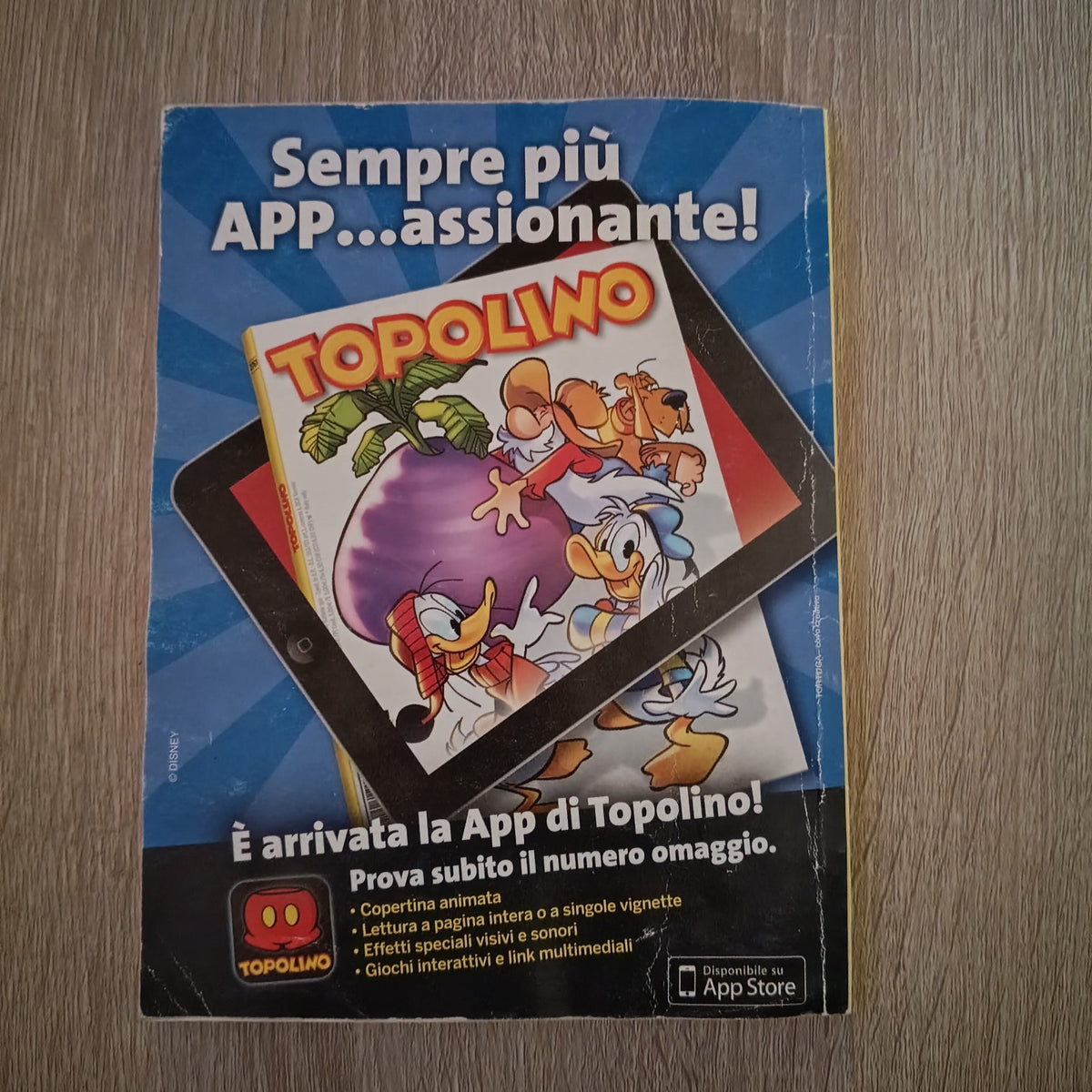 TOPOLINO n.2959 - AGO 2012 - Fumetto Disney