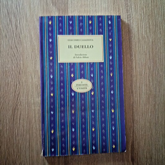 Libro - Il duello-Giacomo Casanova-L'Unità-1993
