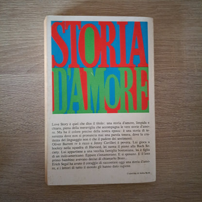 LOVE STORY di ERICH SEGAL - GARZANTI