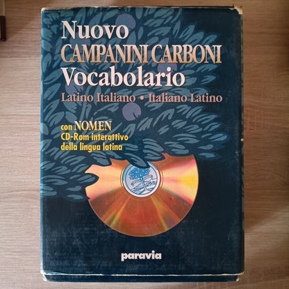 Vocabolario latino - italiano italiano - latino + custodia in cartoncino extra