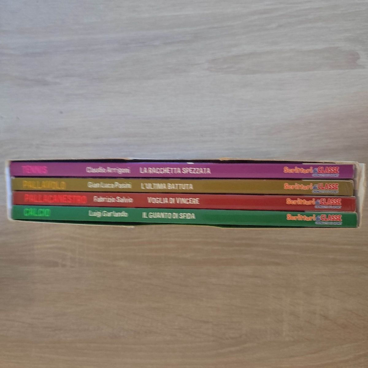 cofanetto 4 libri Scrittori di classe La gazzetta dello sport belinelli gattuso