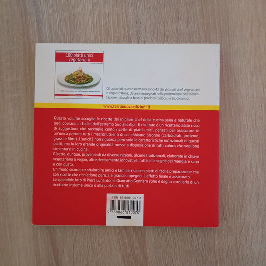 100 piatti unici vegetariani - Terra Nuova - Lomazzi - CUCINA