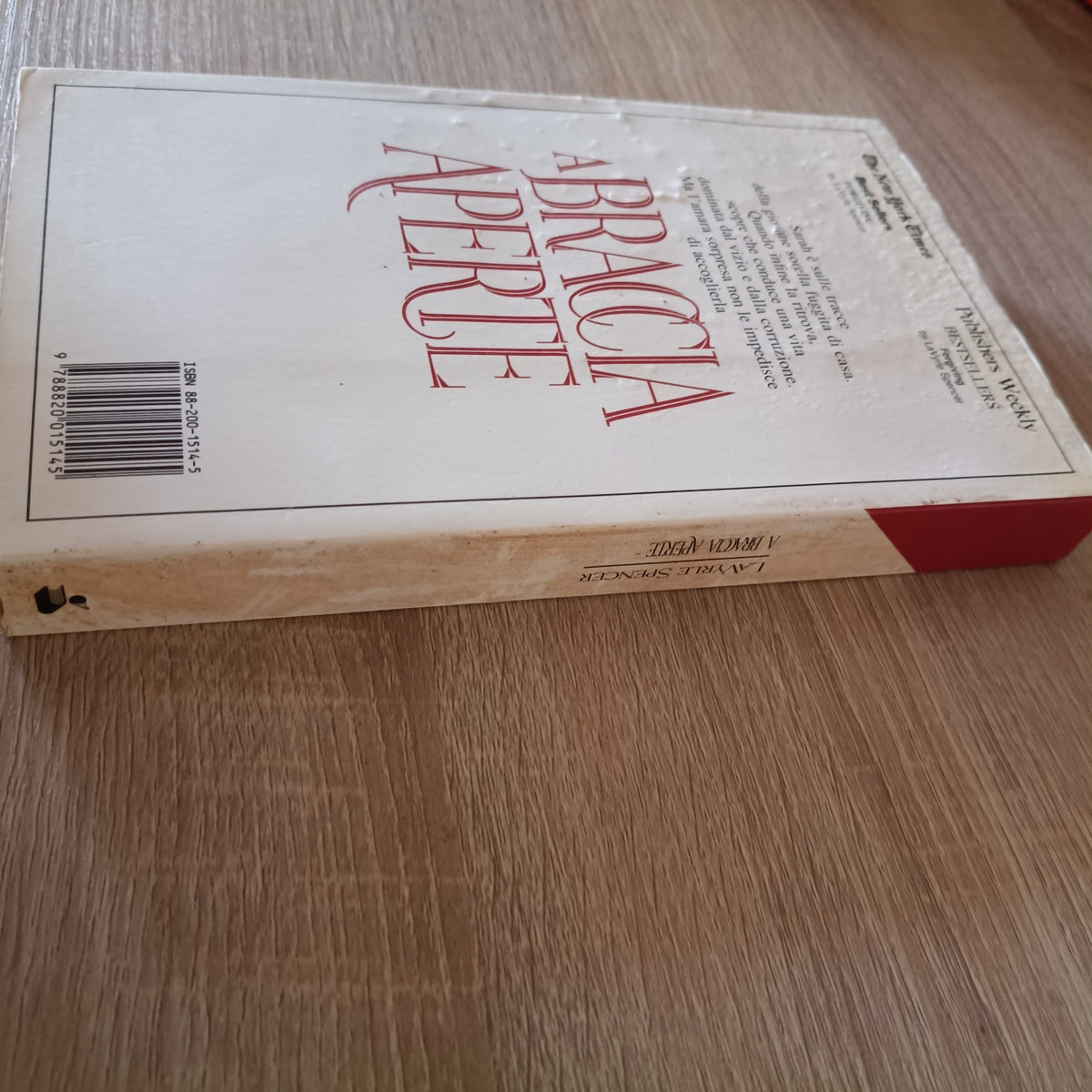 A BRACCIA APERTE SPENCER LAVYRLE SPERLING & KUPFER 1993 PANDORA