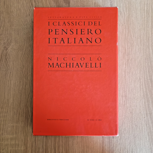 I classici del pensiero italiano - Niccolo' Machiavelli [Hardcover] AA
