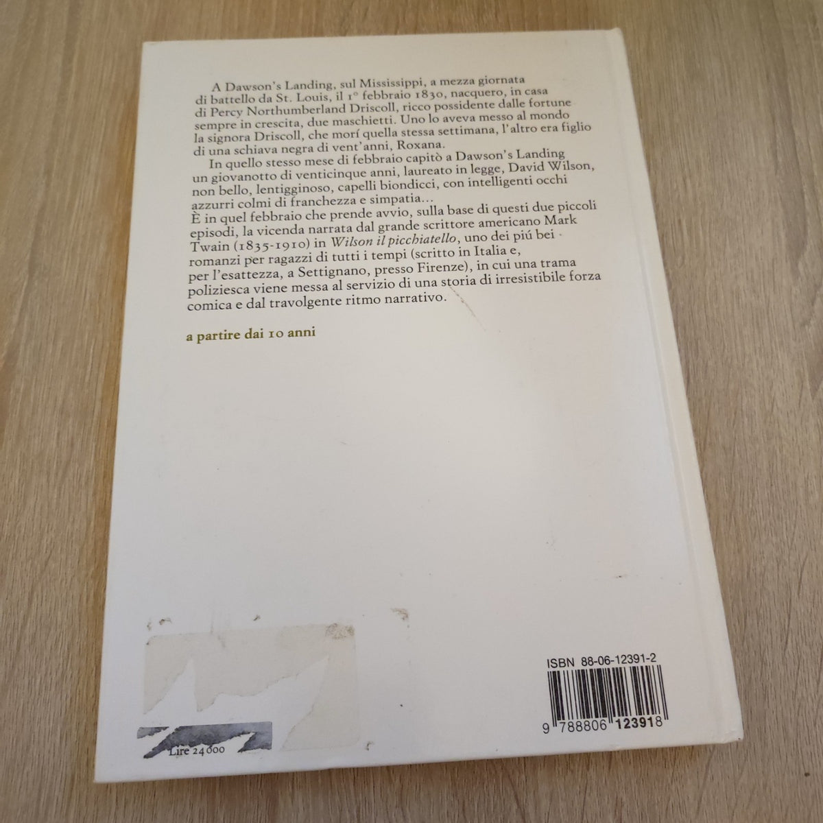 WILSON IL PICCHIATELLO TWAIN MARK EMME EDIZIONI 1991 \ RILEGATO